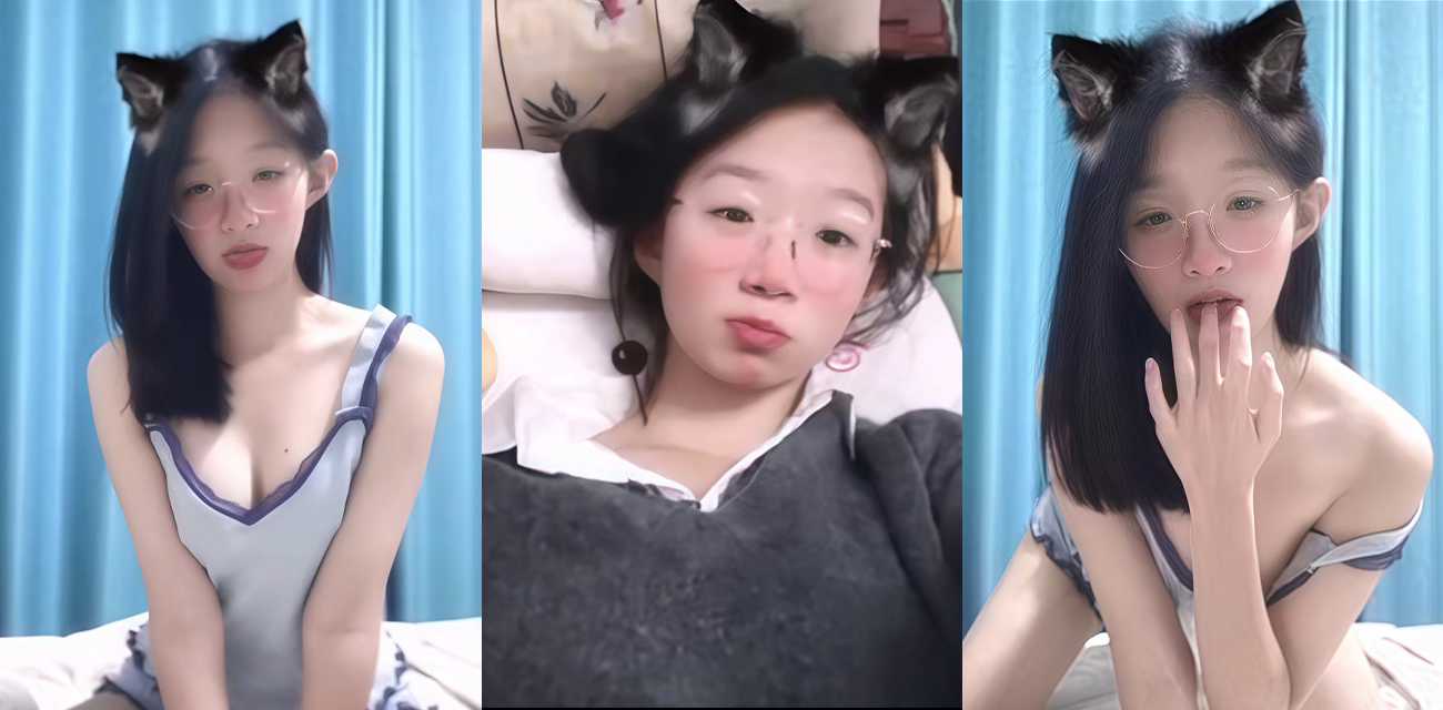 06年清纯学生妹【陈欣雯】私下却是个骚母狗，巨乳翘臀身材傲人自拍揉奶勾引网友操她