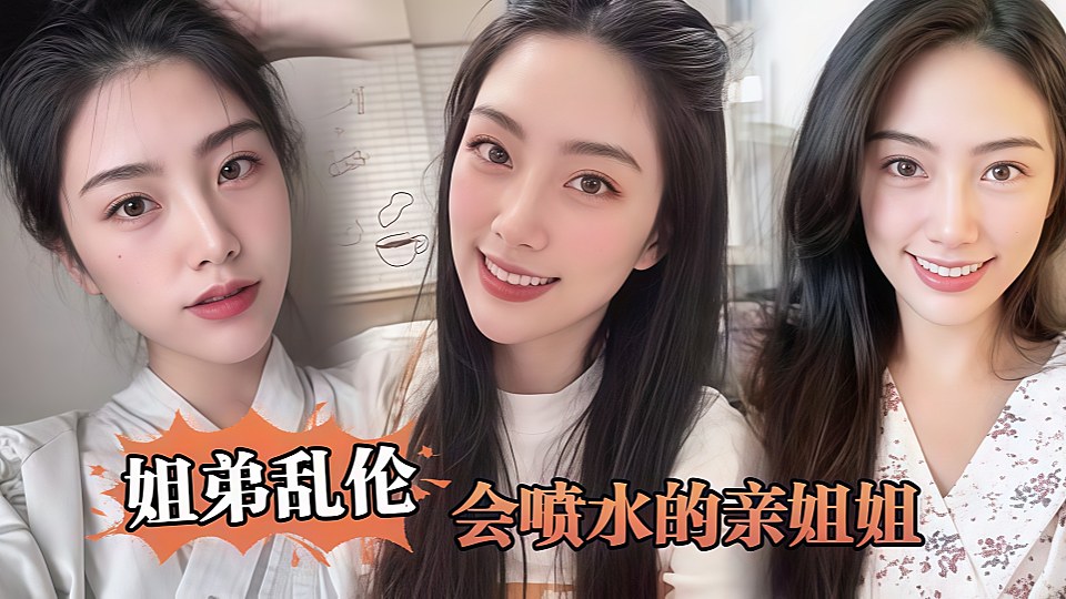 姐弟乱伦『会喷水的亲姐姐』姐姐穿开档丝袜出门陪她买菜，想入非非裤里丝，回家长枪直入蜜桃嫩鲍榨射精汁！